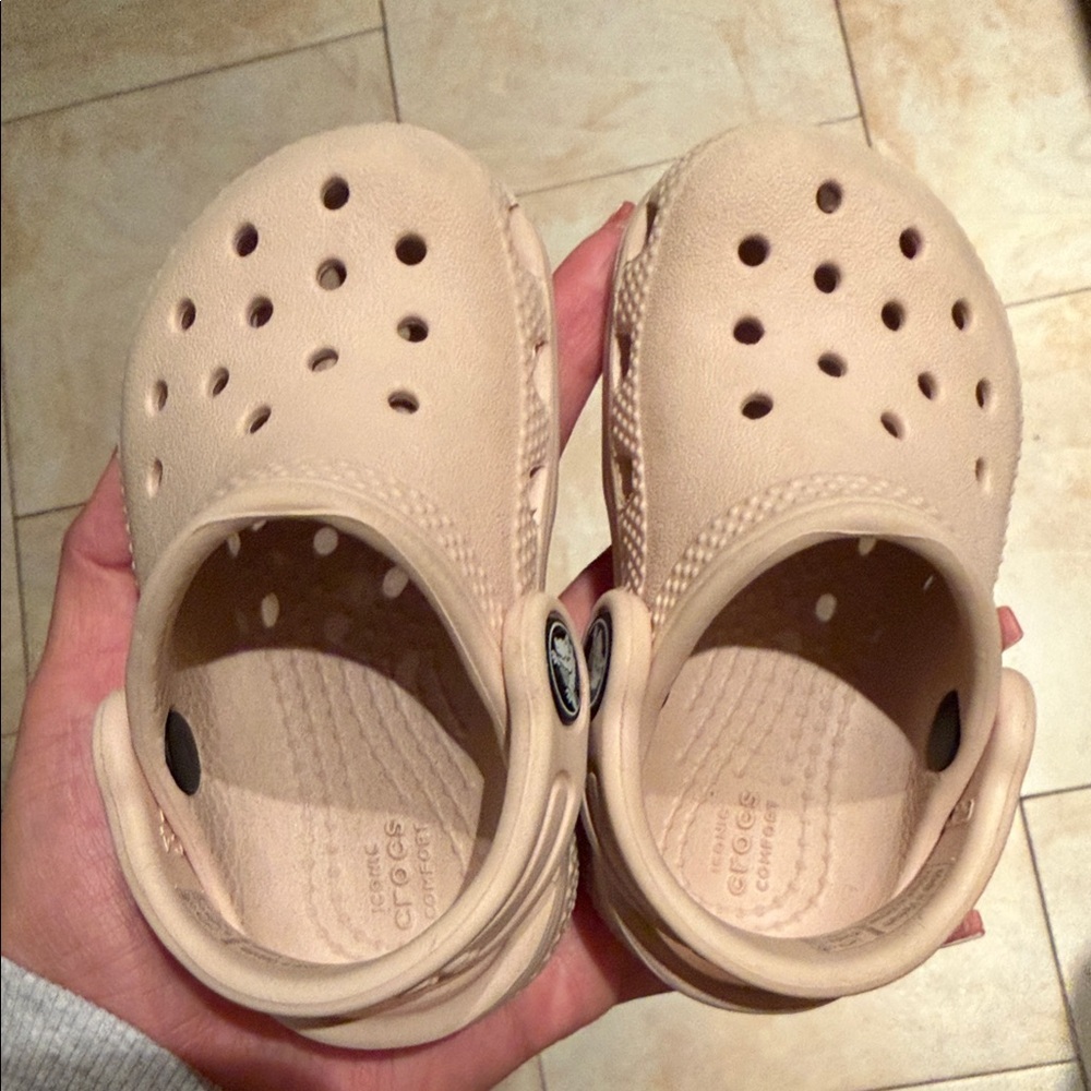 CROCS Kids Sandals - Cream